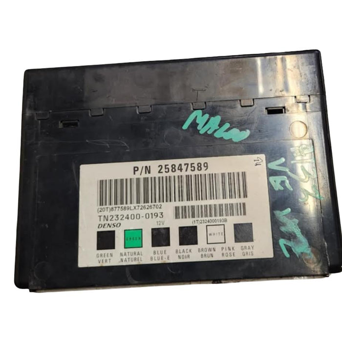 A133 - VE HOLDEN COMMODORE - BODY CONTROL MODULE V6 LY7 AUTO M30 - 2008 PN #25847589