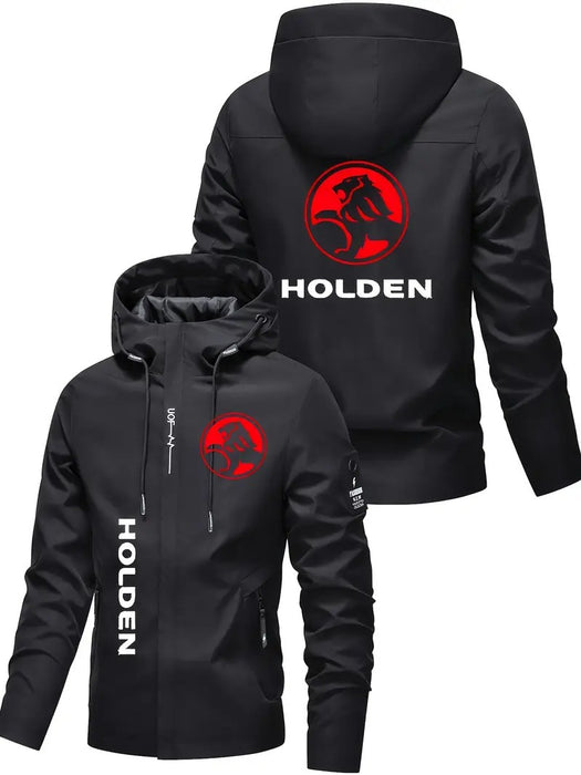 Holden Long Sleeve Windbreaker Jacket - Black