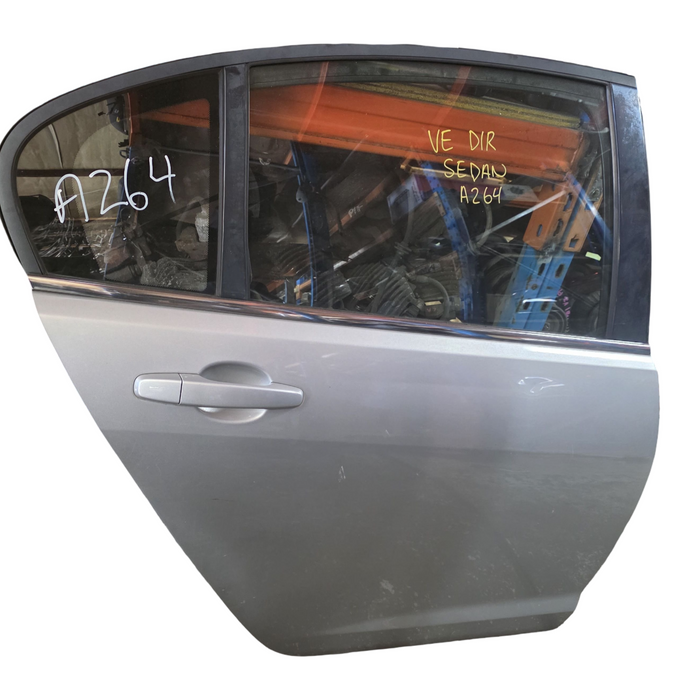 A264 - VE HOLDEN CALAIS - Door (DRIVER'S REAR) SWITCHBLADE SILVER #636R