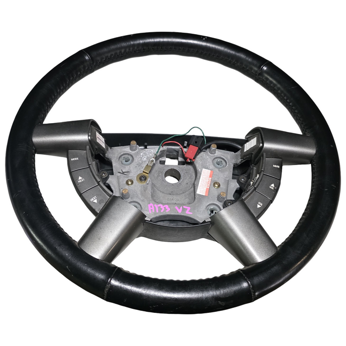 A133 - VZ Holden Commodore - Leather Steering Wheel with Controls