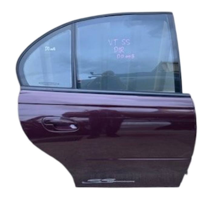 VT - HOLDEN COMMODORE SS - DRIVER'S REAR DOOR - PAINT CODE MARON