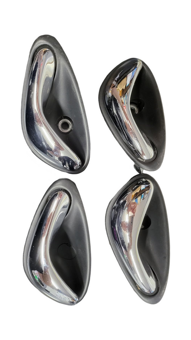 VT/WH/VX/VY/VK/VZ/WL - INTERNAL DOOR HANDLES - BLACK/CHROME