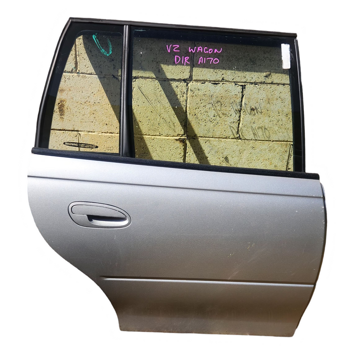 A170 - VZ HOLDEN COMMODORE WAGON - DRIVERS REAR DOOR - HERON WHITE #J073