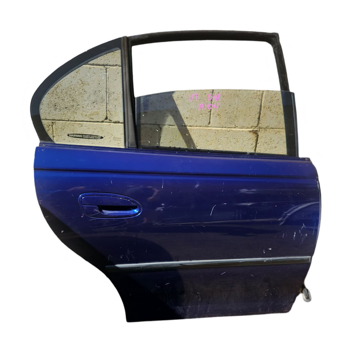 A104 - VT HOLDEN COMMODORE II V6 - SEDAN - DRIVERS REAR DOOR - PAINT CODE BERMUDA BLUE #B168