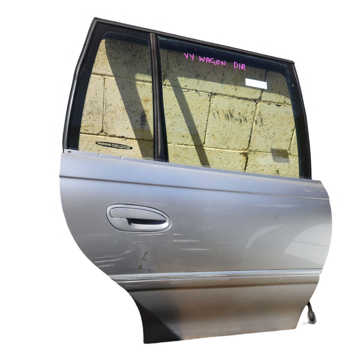 VY - COMMODORE HOLDEN WAGON - DRIVERS REAR DOOR - PAINT CODE SILVER
