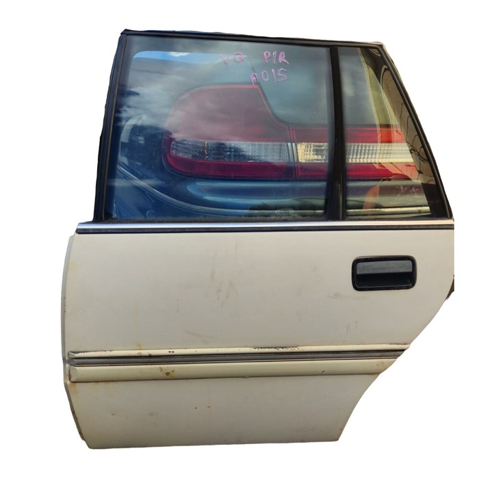 A015 - VQ HOLDEN STATESMAN - PASSENGER REAR DOOR - PAINT CODE ALASKAN WHITE #J064