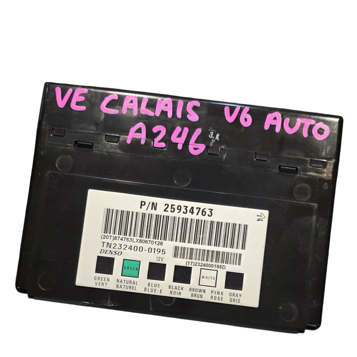 A246 - VE SERIES I HOLDEN CALAIS V (2008) - BCM - V6 LY7 AUTO P/N: #25934763