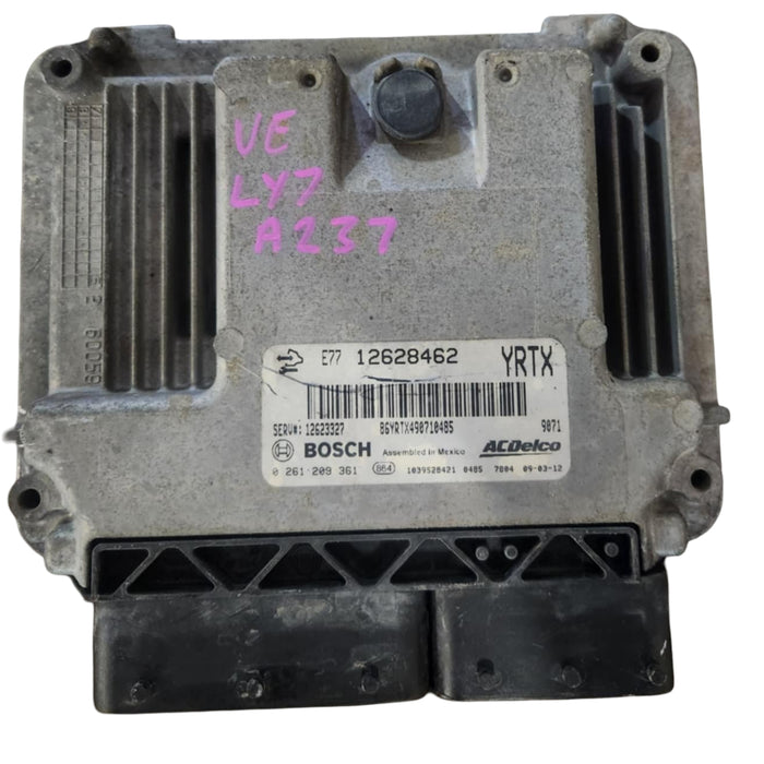 A237 - VE 2009 SV6 - HOLDEN COMMODORE - ECU V6 LY7 - SERVICE #12623327
