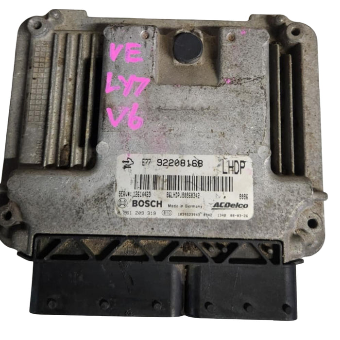 VE V6 - HOLDEN COMMODORE - ECU LY7 - P/N #92208168 SERVICE #12614423