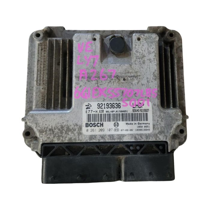 A267 - VE 2006 V6 - HOLDEN COMMODORE CALAIS - ECU AUTO LY7 - SERVICE# 92193637
