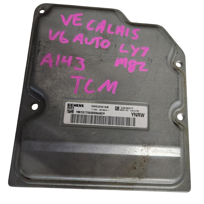 A143 - VE 2007 V6 HOLDEN COMMODORE - TRANSMISSION CONTROL MODULE M82 AUTO - SERVICE #24239785