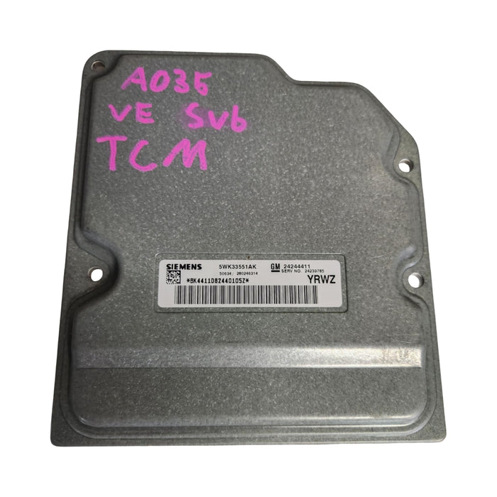 A035 - VE 2008 V6 HOLDEN COMMODORE SEDAN - TRANSMISSION CONTROL MODULE M82 AUTO - SERVICE #24239785