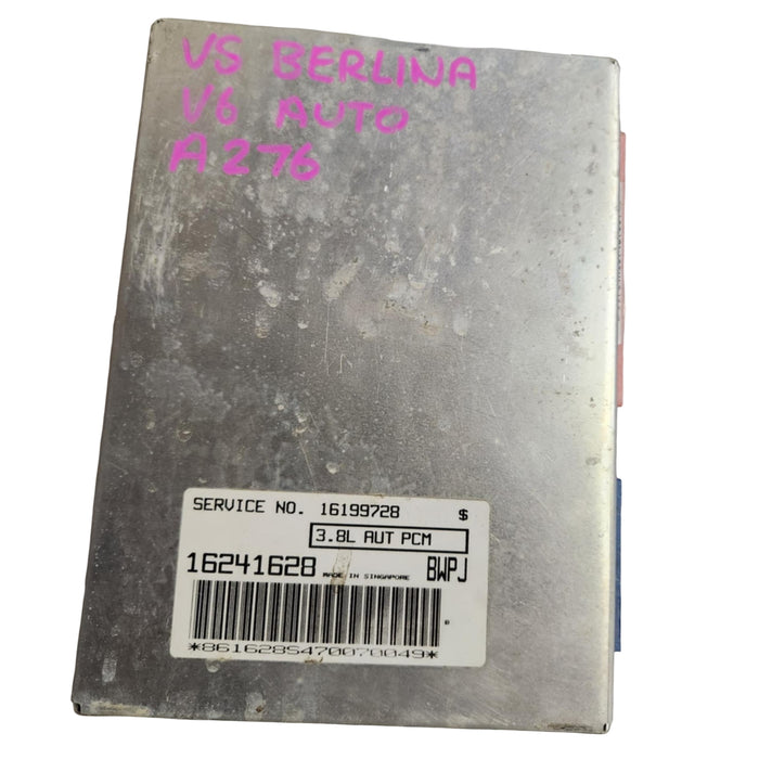 A276 - VS 1997 V6 - HOLDEN COMMODORE SEDAN - ECU M30 AUTO - SERVICE #16199728