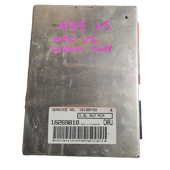 A105 - VS 1999 V6 - HOLDEN COMMODORE - ECU M30 AUTO SERVICE #16199728