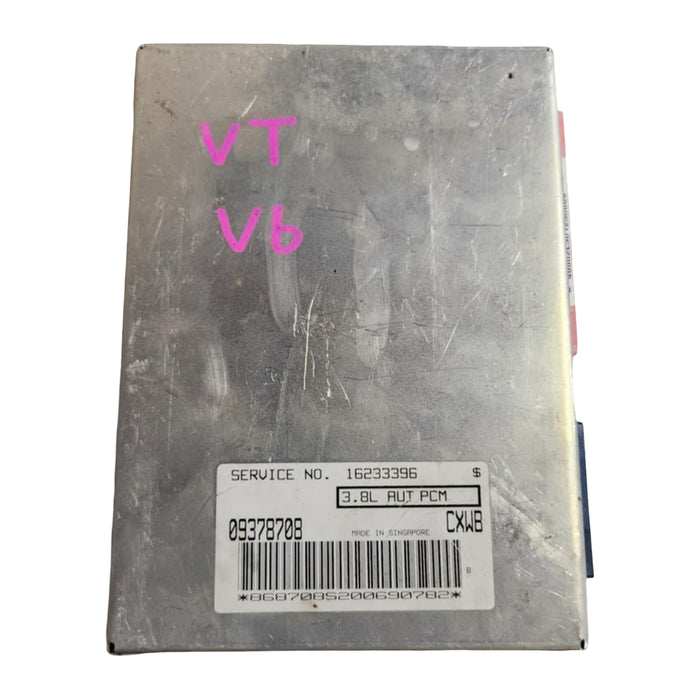 VT HOLDEN COMMODORE - ECU V6 AUTO 3.8L - SERVICE #16233396