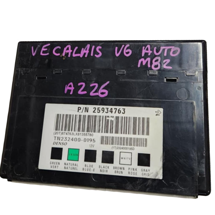 A226 - VE V6 2008 - HOLDEN CALAIS - BCM M82 AUTO - P/N #25934463