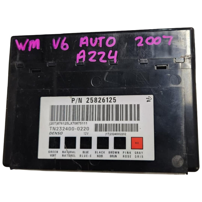 A224 - WM V6 2007 - HOLDEN STATESMAN - BCM AUTO - P/N #25826125