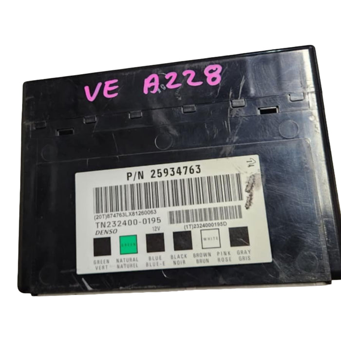 A228 - VE SV6 HOLDEN COMMODORE SEDAN - BCM AUTO M82 - 2008 PN #25934763