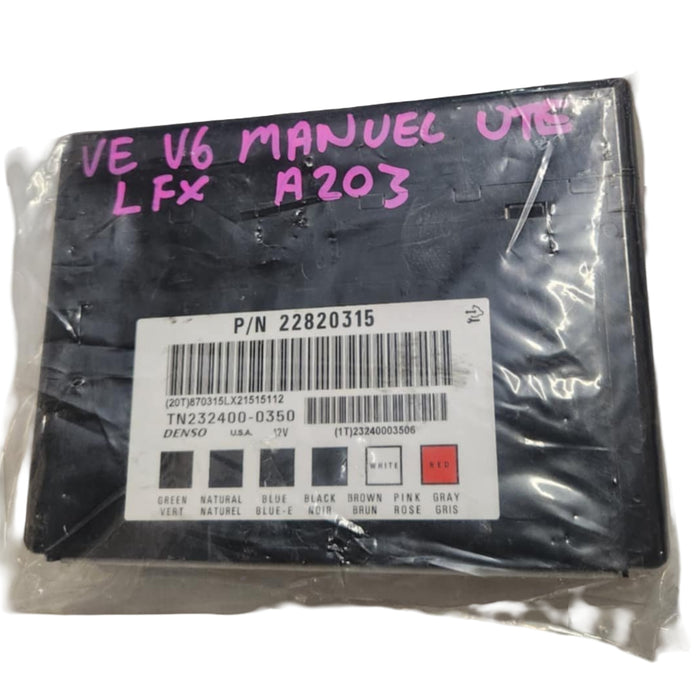 A203 - VE Holden Commodore "Z" Series Ute - BCM - V6 MANUAL P/N: #22820315