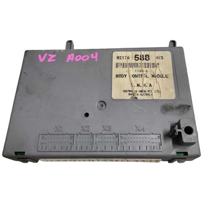 A004 - VZ Holden Commodore Executive Sedan - BODY CONTROL MODULE - V6 AUTO 92176588 MID