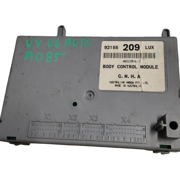 A085 - VY II Holden Commodore (2004) - BODY CONTROL MODULE - V6 AUTO (92155209 LUX)