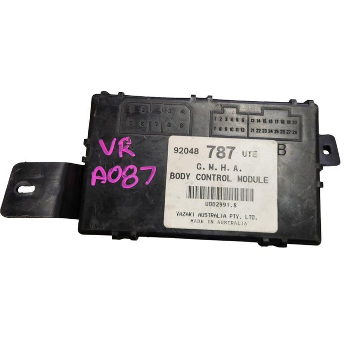 A087 - VR HOLDEN COMMODORE UTILITY (1998) - BODY CONTROL MODULAR - V6 AUTO 92048787