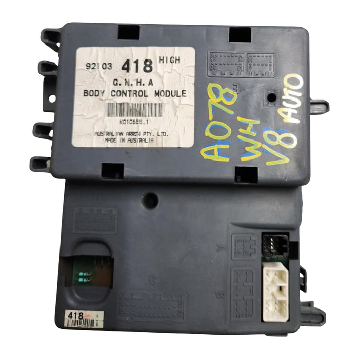 A078 - WH 2001 HOLDEN STATESMAN - BODY CONTROL MODULE - V8 AUTO 418 HIGH