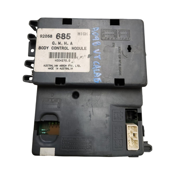 A098 - VT Holden Calais Sedan (1998) - BODY CONTROL MODULE - V6 AUTO 92058685 HIGH