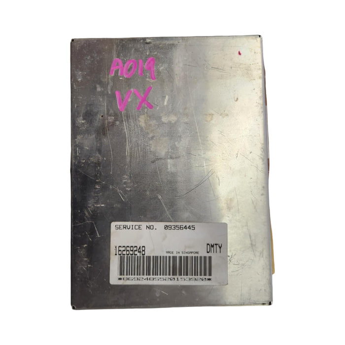 A019 - VX 2002 HOLDEN COMMODORE - ECU AUTO V6 - SERVICE #09356445