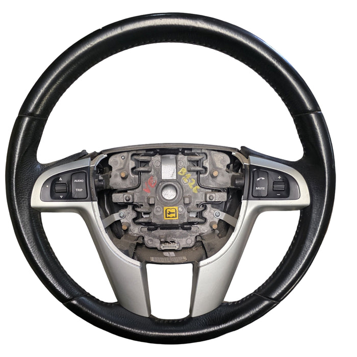 B126 - VE HOLDEN COMMODORE - Leather Steering Wheel with silver trim