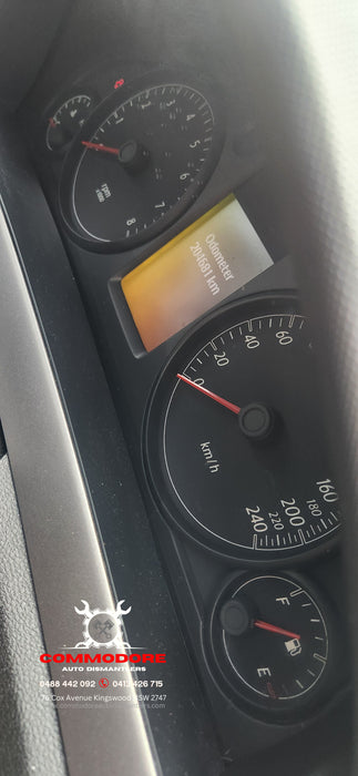 A242 - VE HOLDEN COMMODORE SEDAN - Cluster V6 AUTO - 182, 347kms