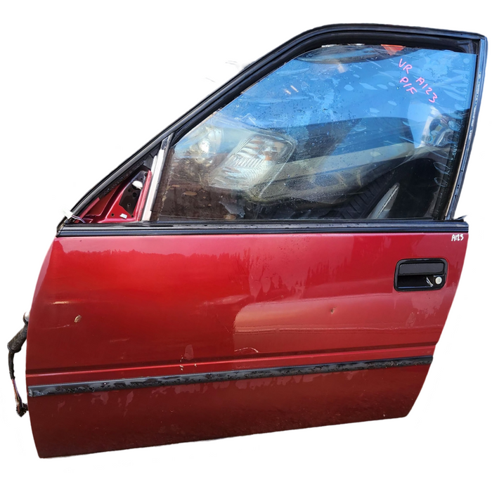 A123 - VR V6 HOLDEN COMMODORE SEDAN - PASSENGER FRONT DOOR - PAINT CODE RED