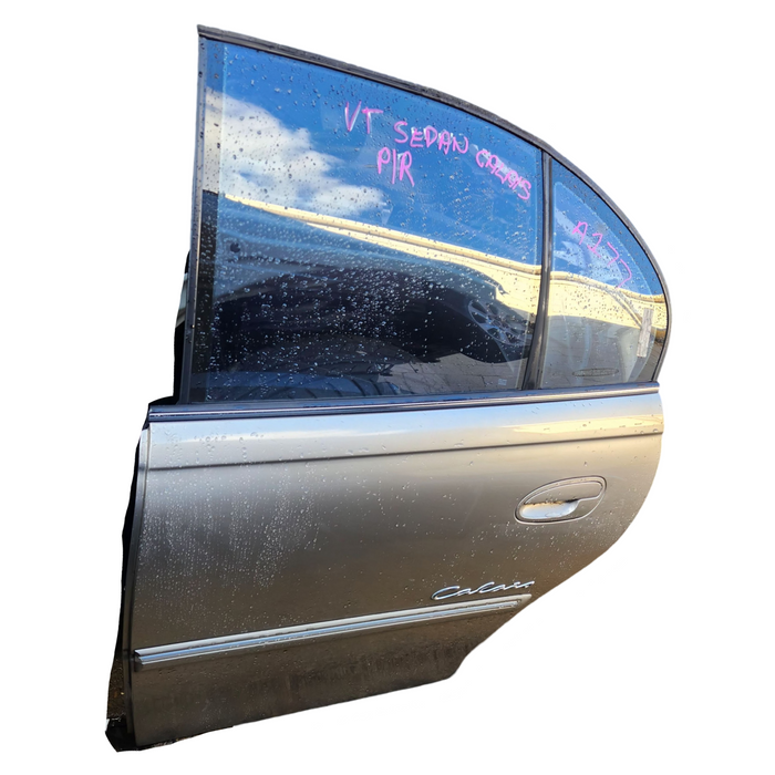 A177 - VT V6 HOLDEN CALAIS - PASSENGER REAR DOOR - PAINT CODE TUNGSTEN METALLIC #H114