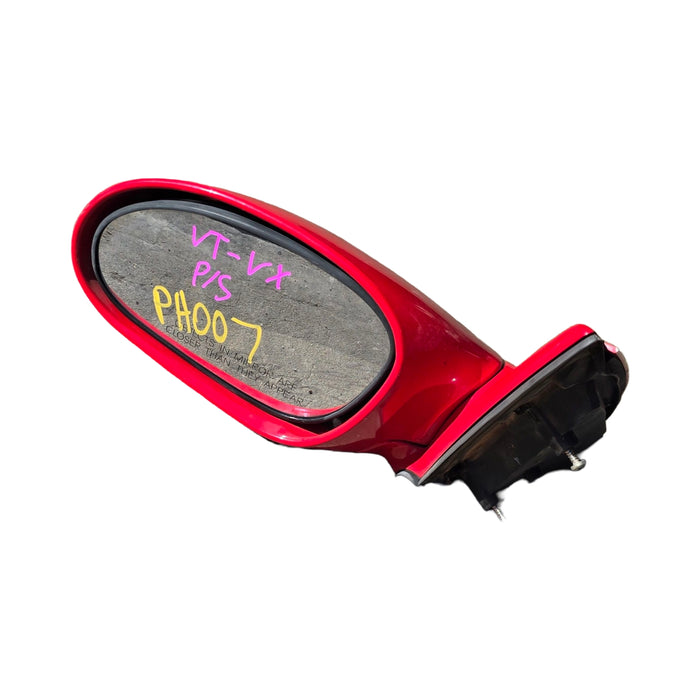 PH007 - VT / VX HOLDEN COMMODORE - PASSENGER'S SIDE MIRROR - RED