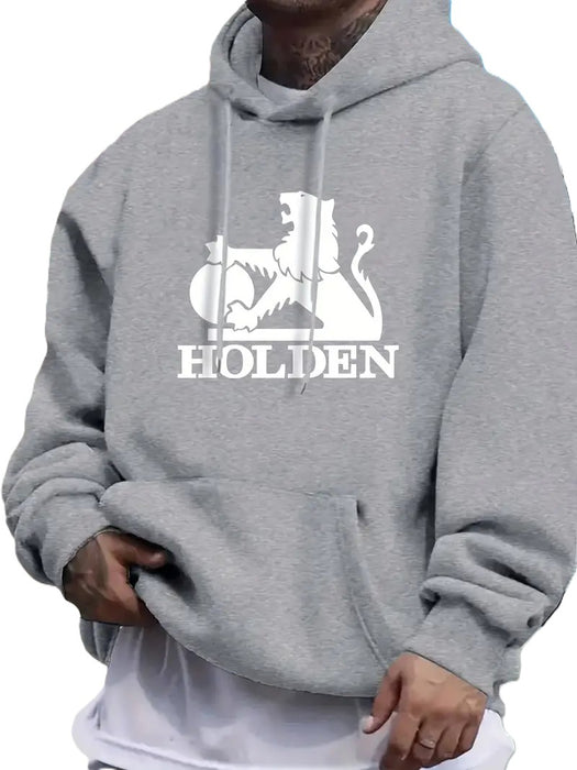 Vintage Holden Long Sleeve Hoodie - Grey