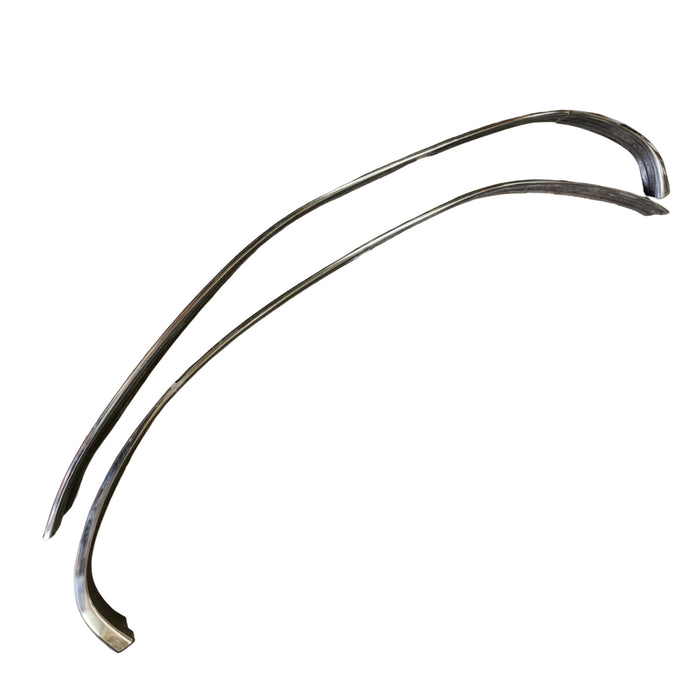 A268 - VZ HOLDEN CALAIS SEDAN - Roof Gutter Molds Chrome (PAIR)