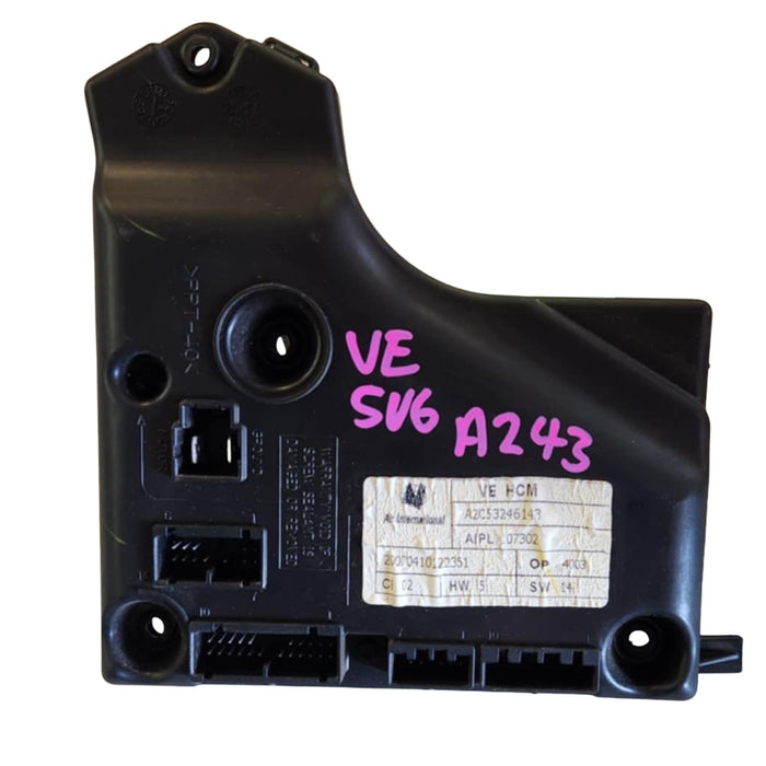 A243 - VE HOLDEN COMMODORE SEDAN - H-Vac Module