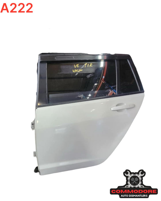 A222 - VE COMMODORE HOLDEN WAGON - DOOR PASSENGER REAR - HERRON WHITE PAINT CODE #679F