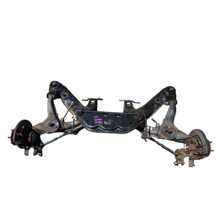 A282 - VY Holden Commodore Sedan - V6 AUTO Rear Cradle with control arms and hubs