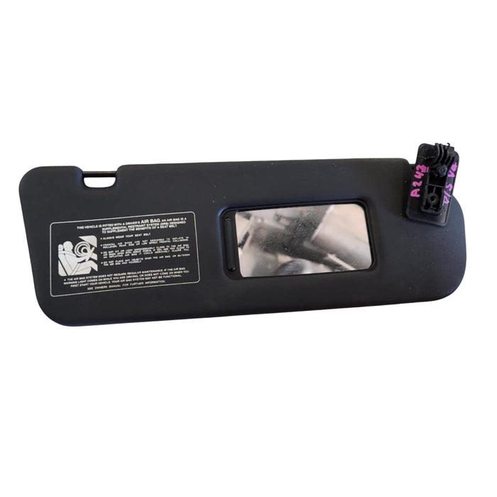 A243 - VE HOLDEN COMMODORE SEDAN - Sunvisor (DRIVER'S SIDE) Onyx with Vanity Mirror
