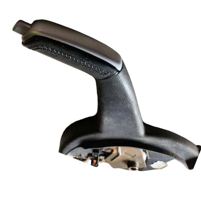 A268 - VZ HOLDEN CALAIS SEDAN - Handbrake Lever Black Leather with Satin Silver Trim