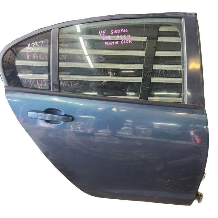 A237 - VE HOLDEN COMMODORE SEDAN - Door DRIVER'S Rear - KARMA #610R Complete