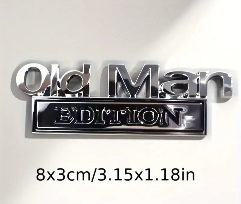 "OLD MAN EDITION" Emblem / Badge