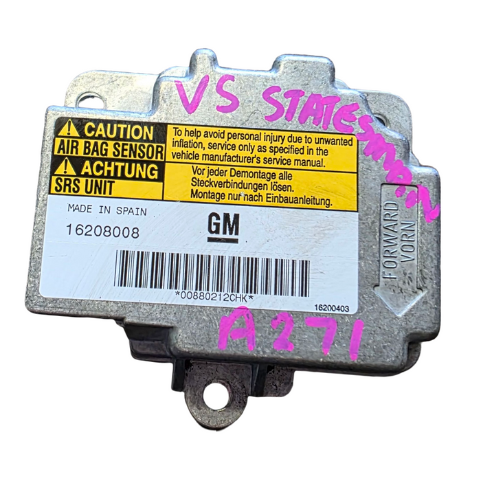 A271 - VS HOLDEN STATESMAN SII - Airbag Module
