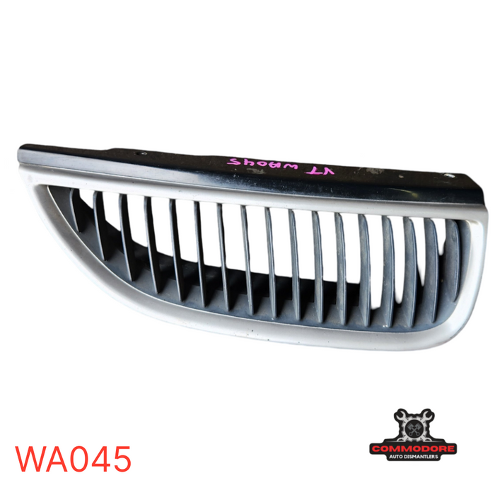WA045 - VT FRONT GRILLE - SILVER DRIVERS SIDE