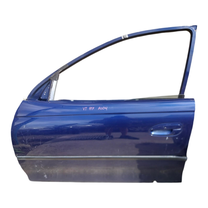 A104 - VT HOLDEN COMMODORE - Door Passenger Front - PAINT CODE BERMUDA BLUE #B168