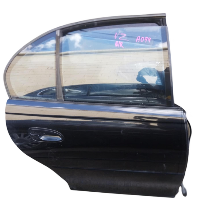 A099 - VZ Holden SV6 Sedan - Door DRIVER'S Rear - Phantom Black 690F