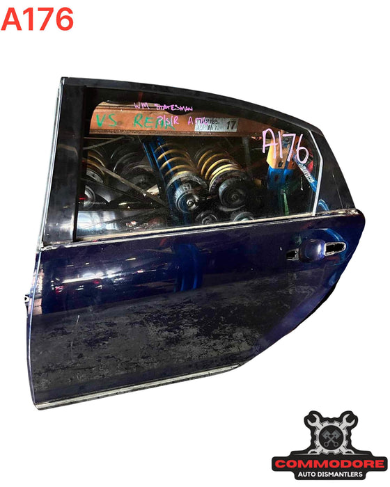 A176 - VE COMMODORE HOLDEN SEDAN - DOOR PASSENGER REAR - Vespers Blue PAINT CODE #718H