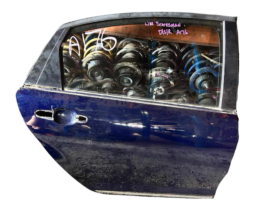 A176 - VE COMMODORE HOLDEN SEDAN - DOOR DRIVER REAR - VESPERS BLUE - #718H