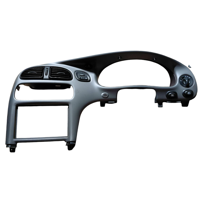 VXSS001 - VX SS HOLDEN COMMODORE - Silver Dash Facia w/ Hazard, Headlight, Mode, TRAC CTRL, Fog Light Switches & Air Vents